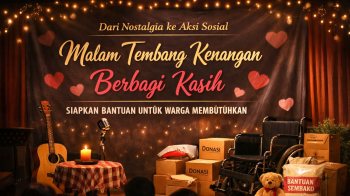 Dari Nostalgia ke Aksi Sosial, Malam Tembang Kenangan Berbagi Kasih untuk Warga Membutuhkan